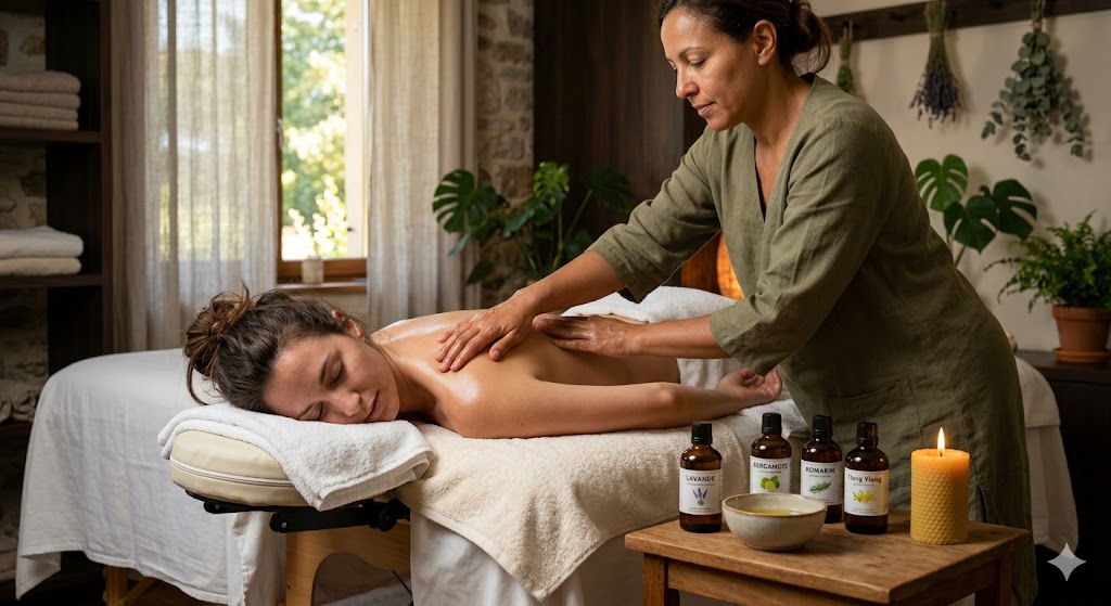 Le Massage aux Huiles Essentielles - Www.massages.fr